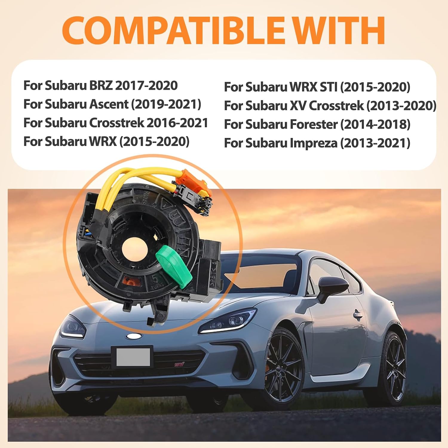 Premium Auto Part Compatibility with Subaru Outback/Legacy 2013-2020, Forester 2014-2018, Crosstrek 2013-2020, WRX 2015-2020 Easy Install OEM Replacement Part